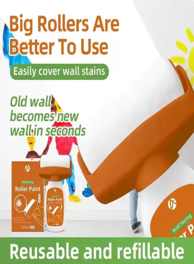 CAVERNSHOP Wall Repair Roller Paint Multifunctional Water Based Latex DIY Paint Roller for Cracks Stains Wall Painting Tool 500g Household Cleaning Supply - Image 5